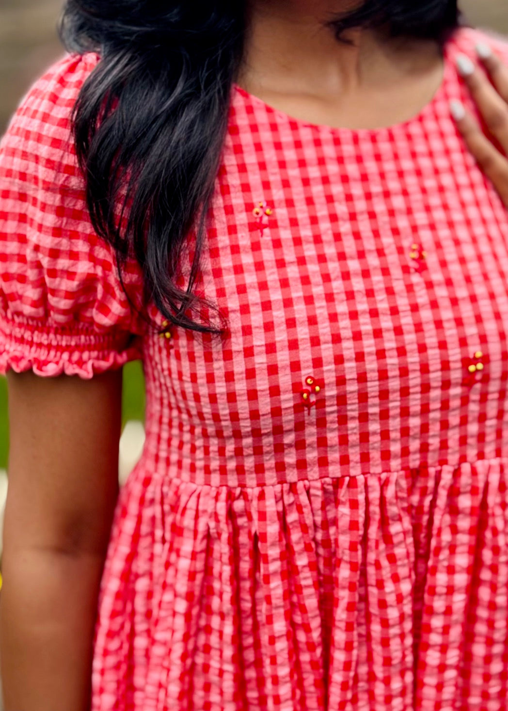 Gingham Dress
