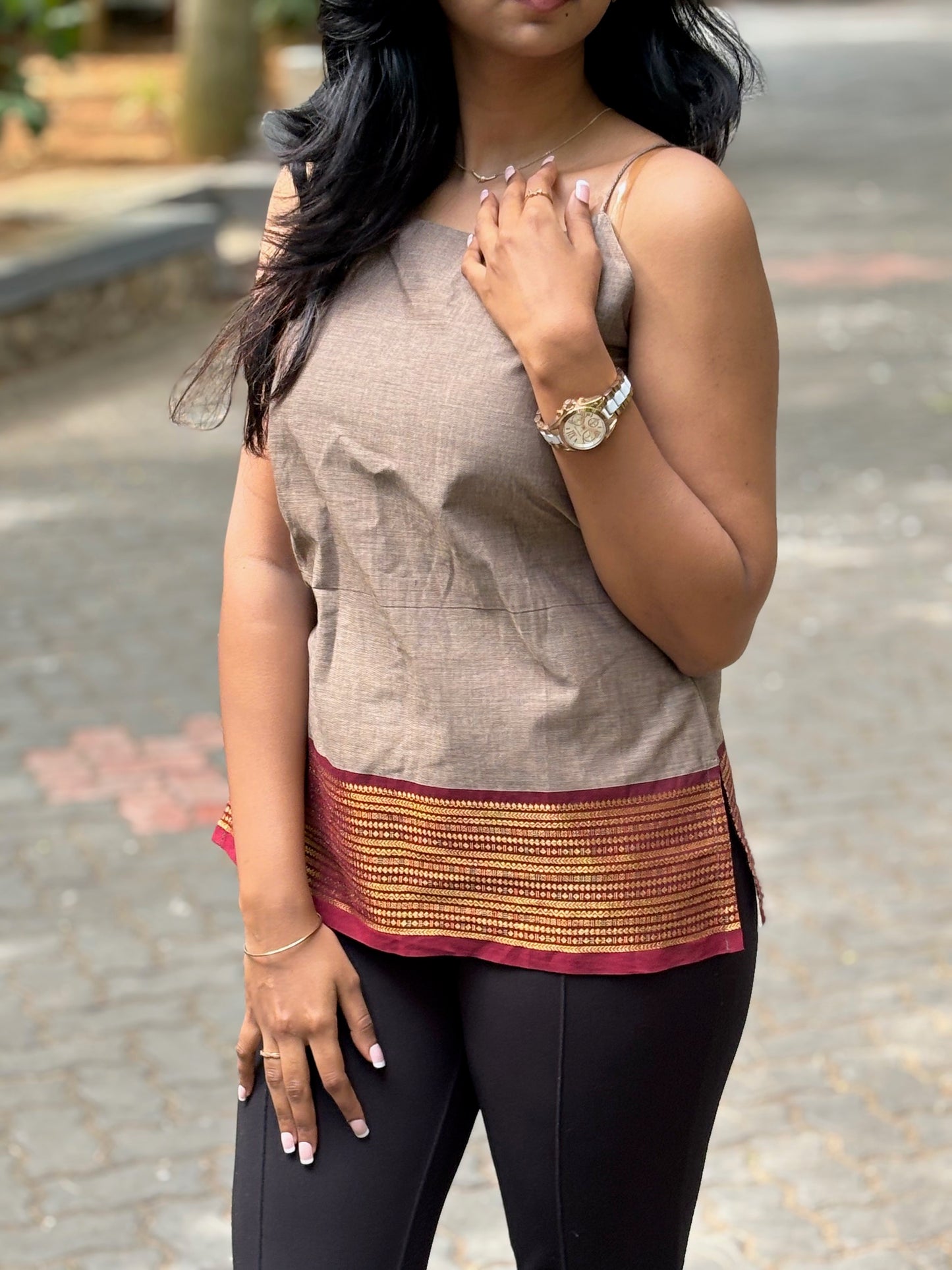 Handloom Short Top