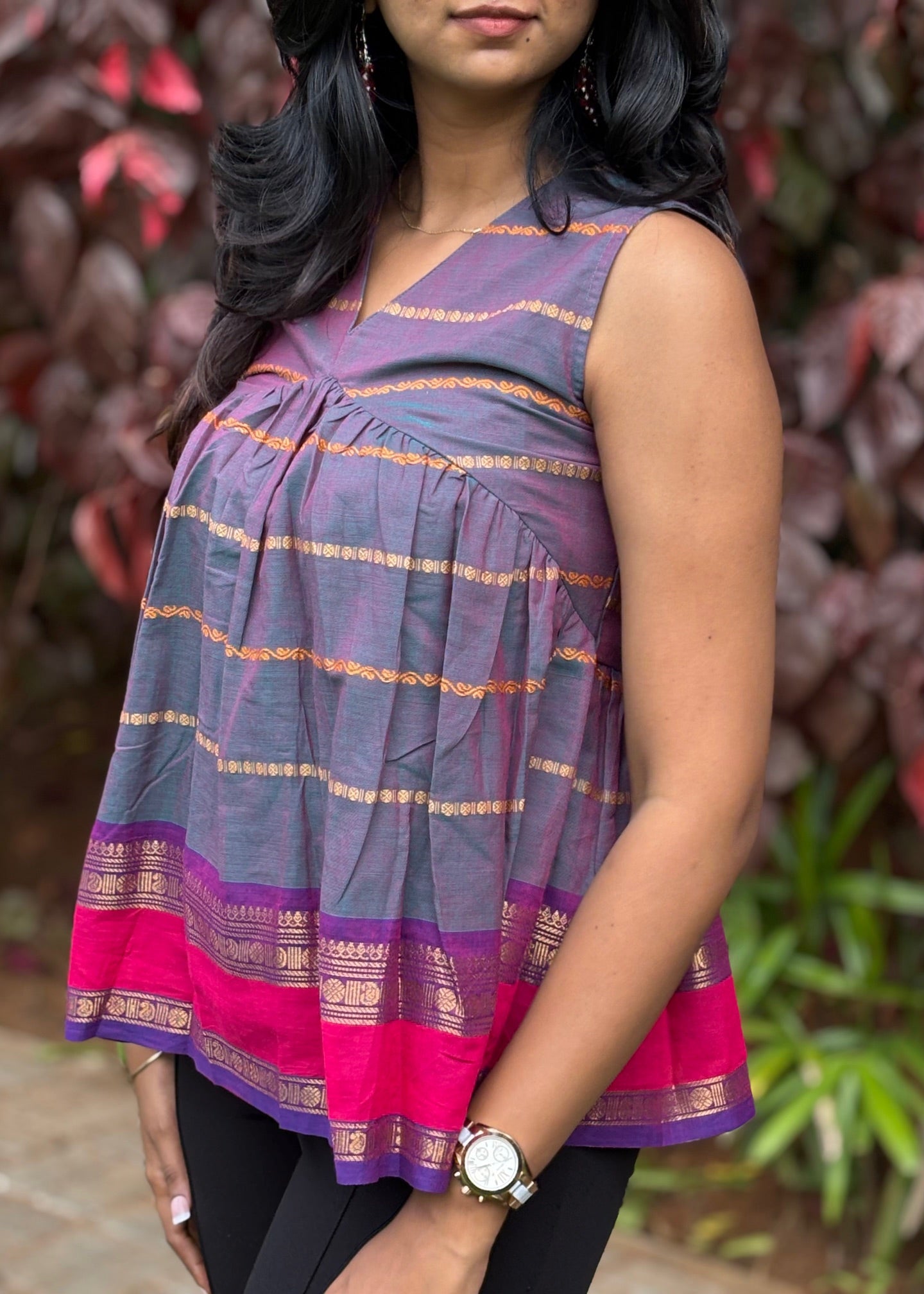 Handloom Short Top