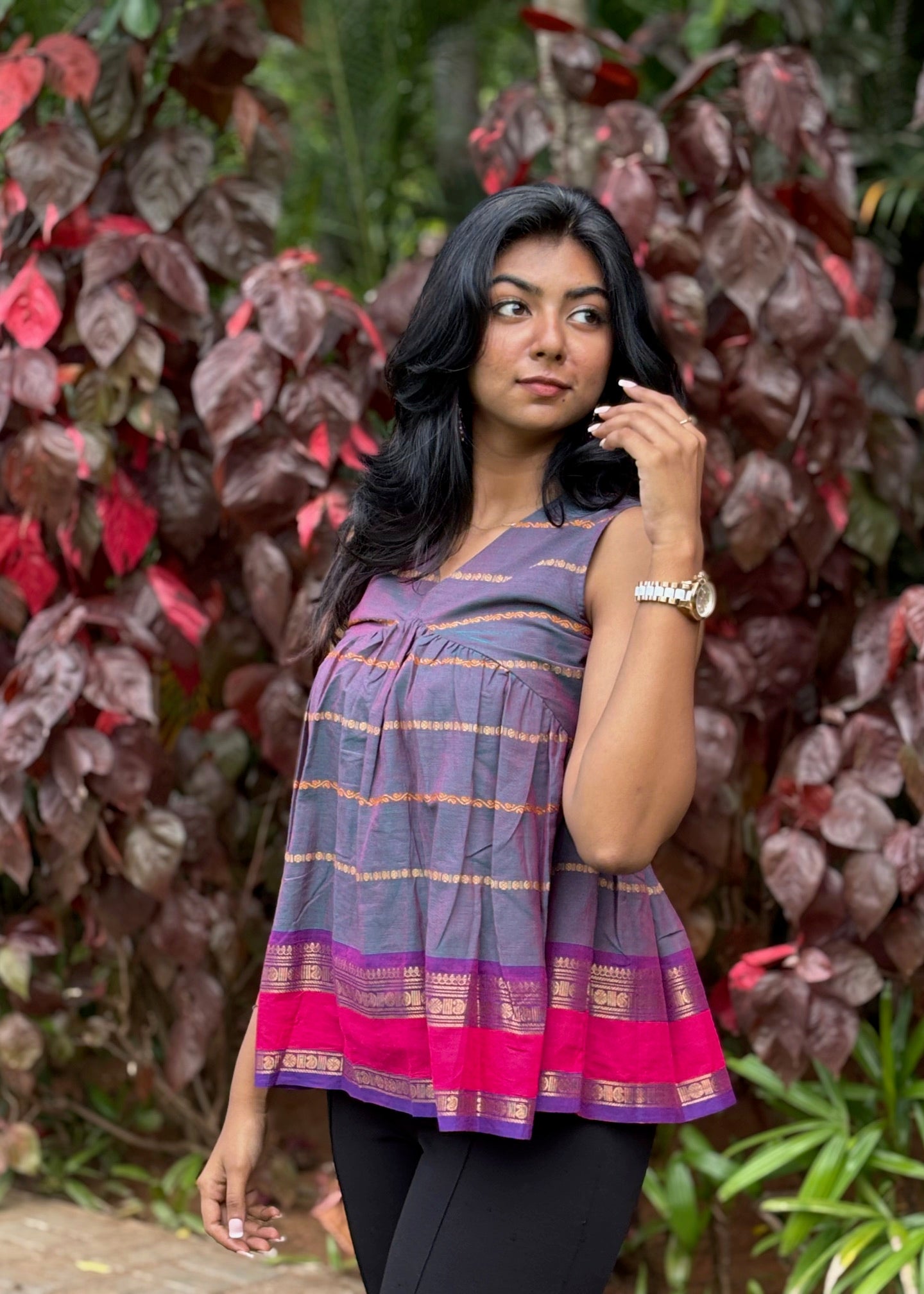 Handloom Short Top