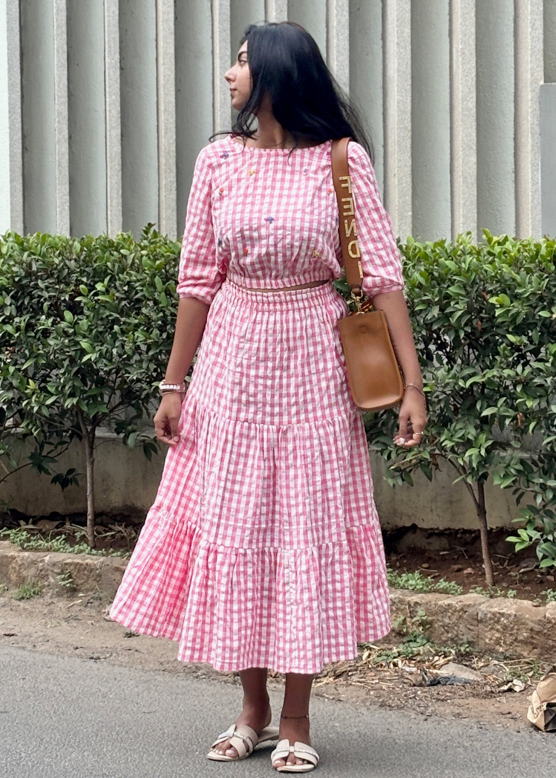 Gingham Skirt Top