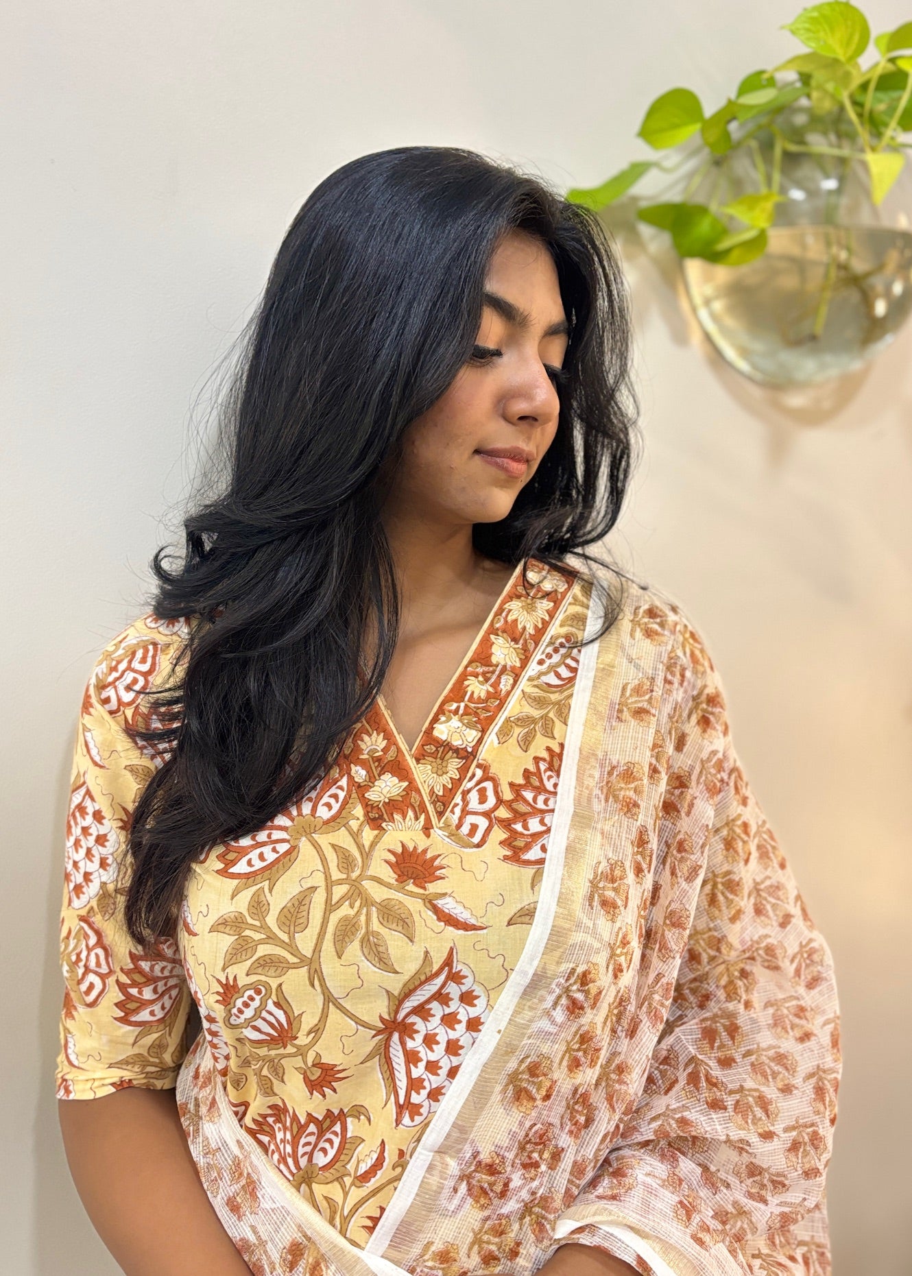 Block Printed Suit Set