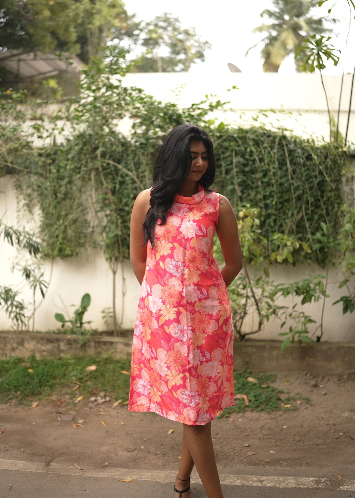 Cowl Neck Dress