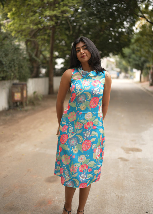 Cowl Neck Dress