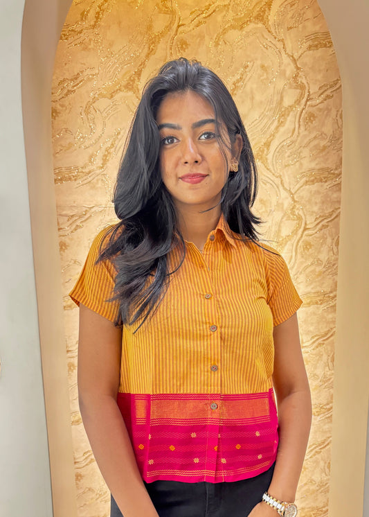 Handloom Short Top