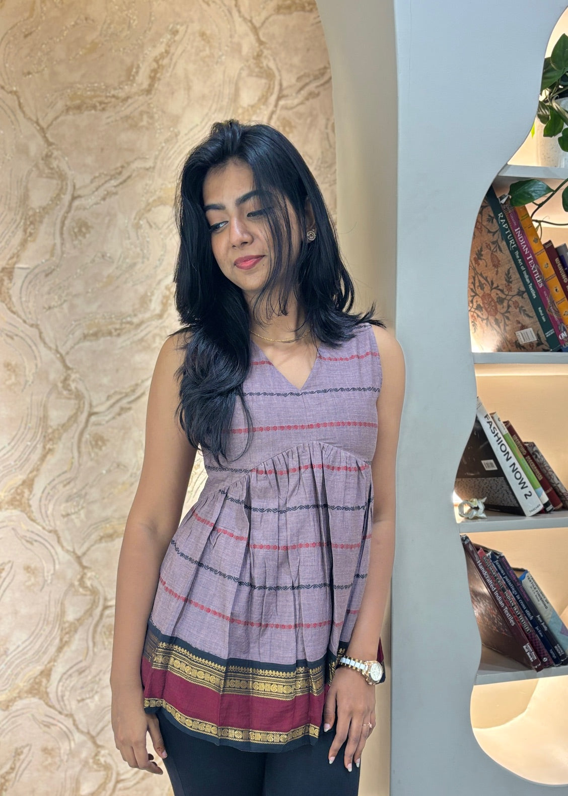 Handloom Short Top