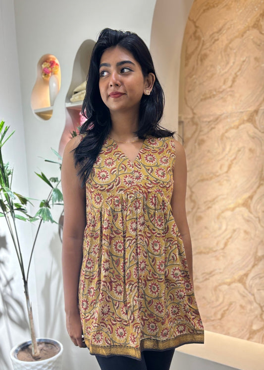 Kalamkari Short Top