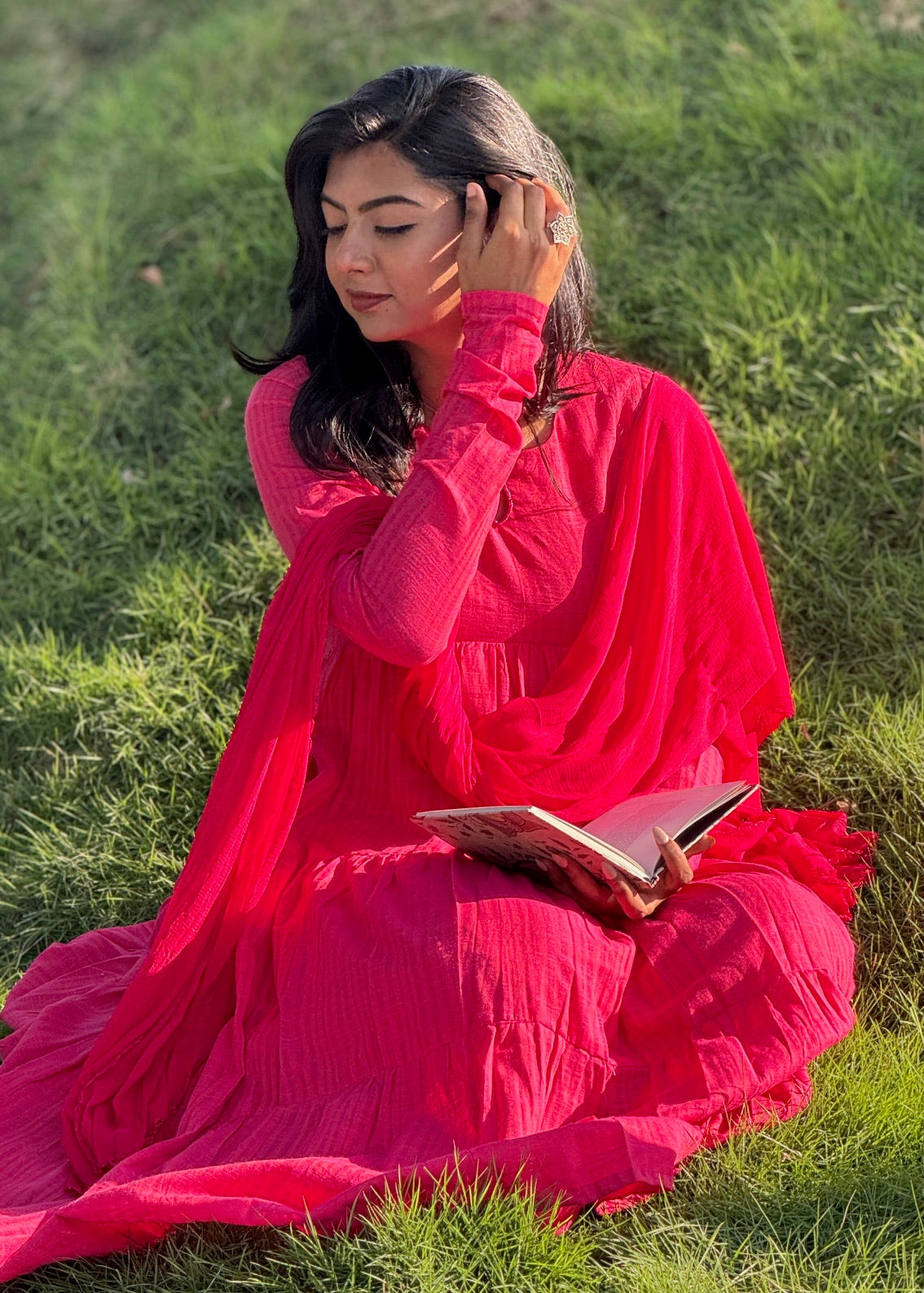 Tier Anarkali Suit Set