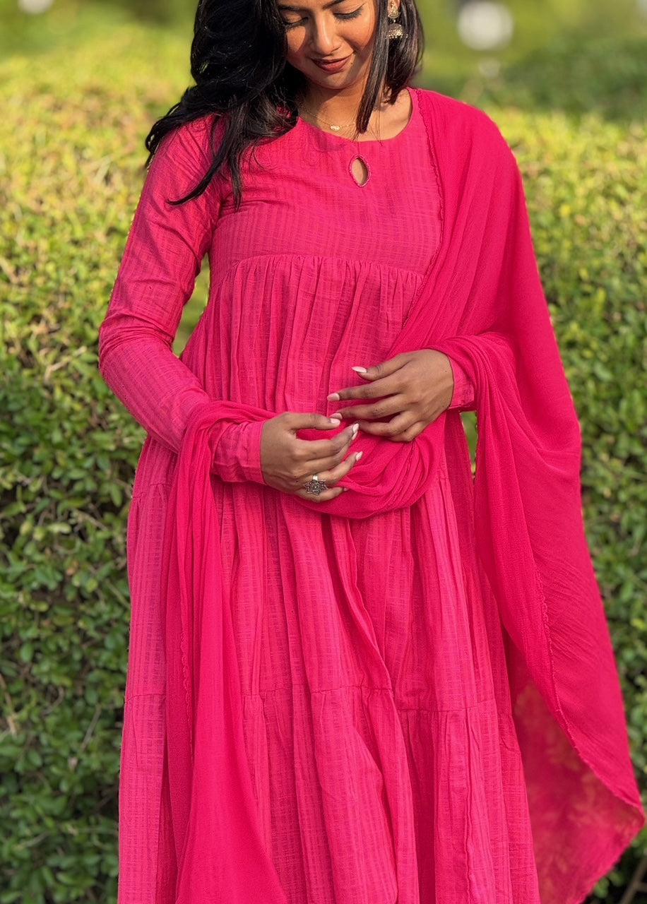 Tier Anarkali Suit Set