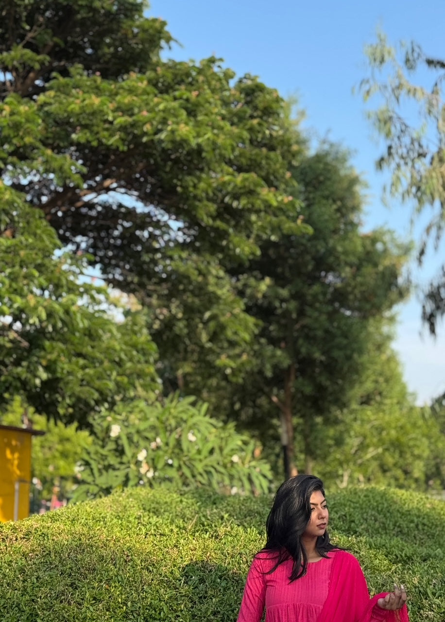 Tier Anarkali Suit Set