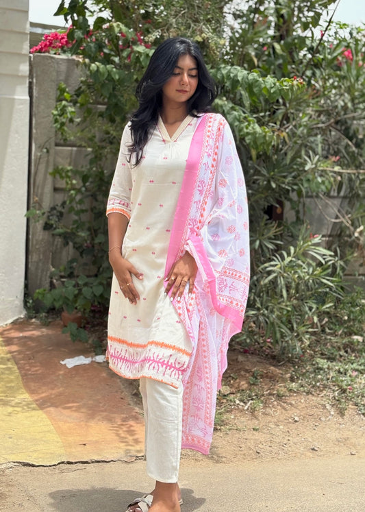 Jamdani Suit Set