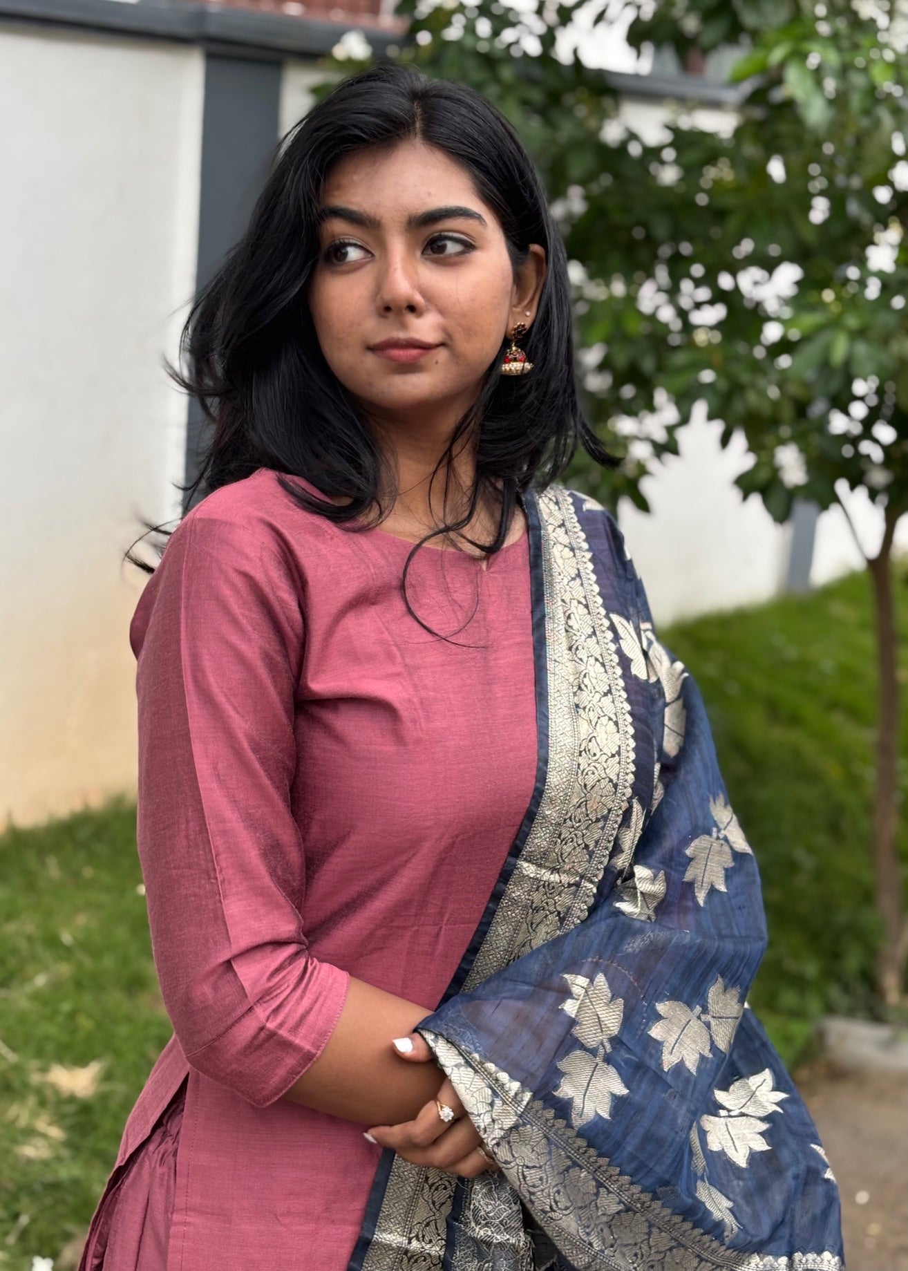 Chanderi Suit Set