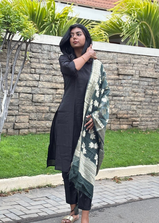 Chanderi Suit Set