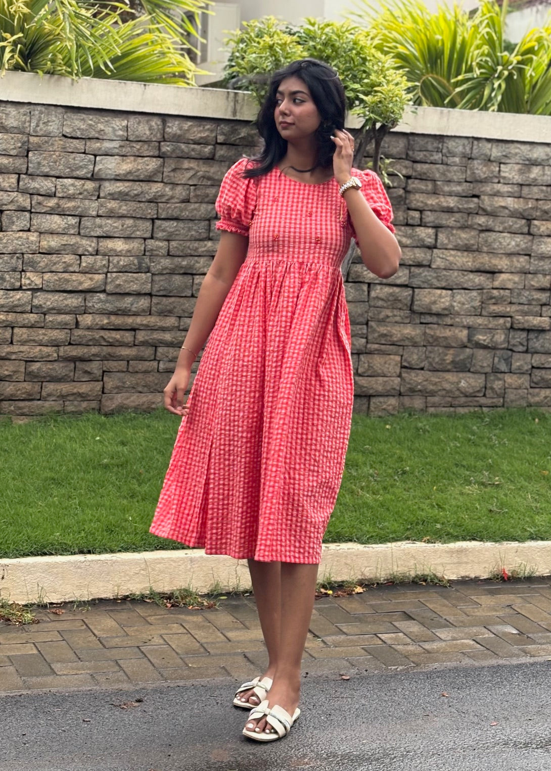 Gingham Dress