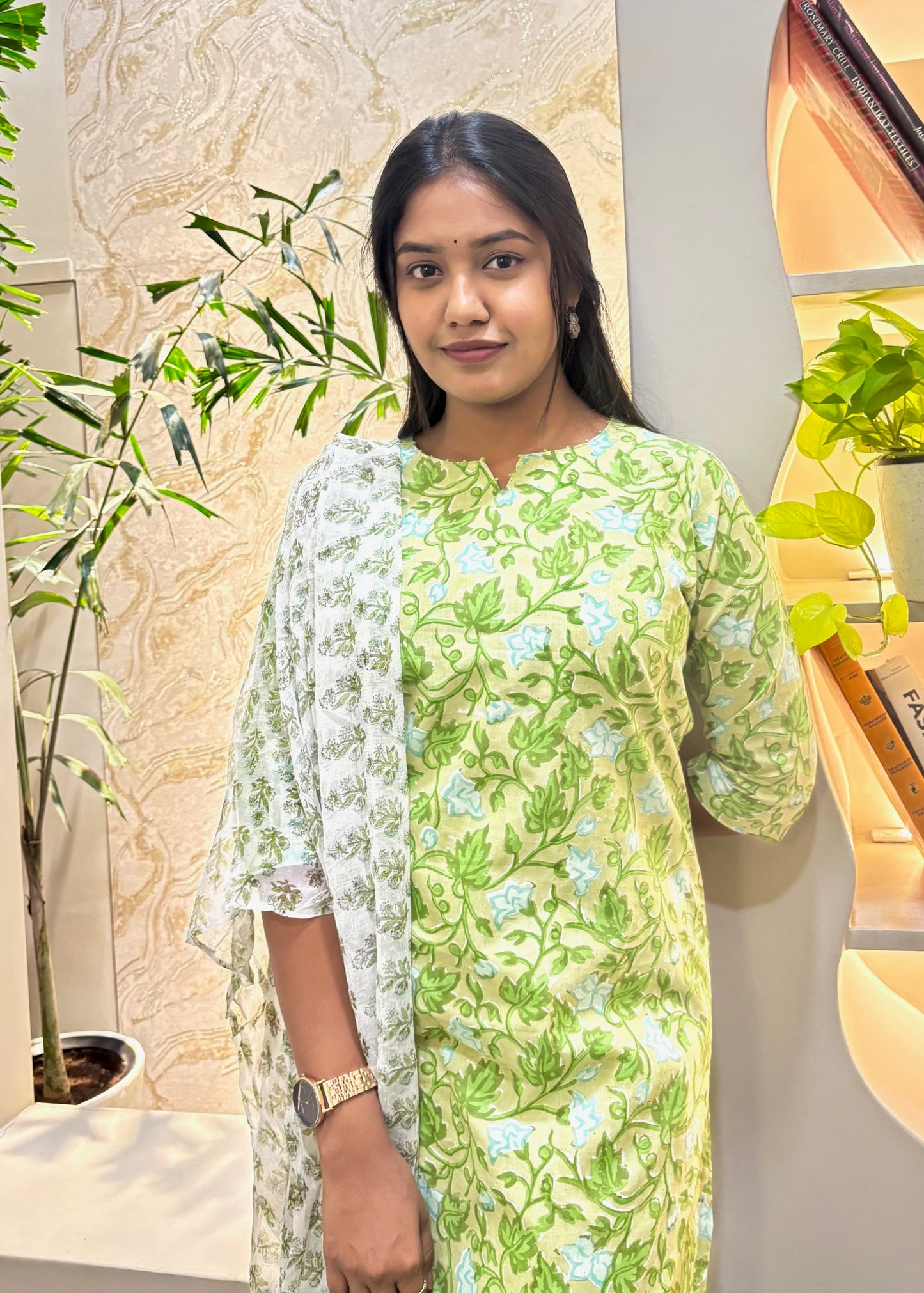 Block Printed Suit Set