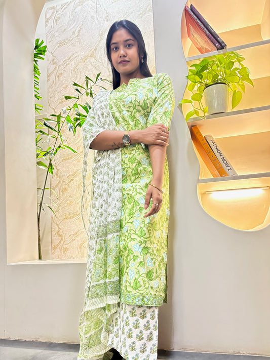 Block Printed Suit Set