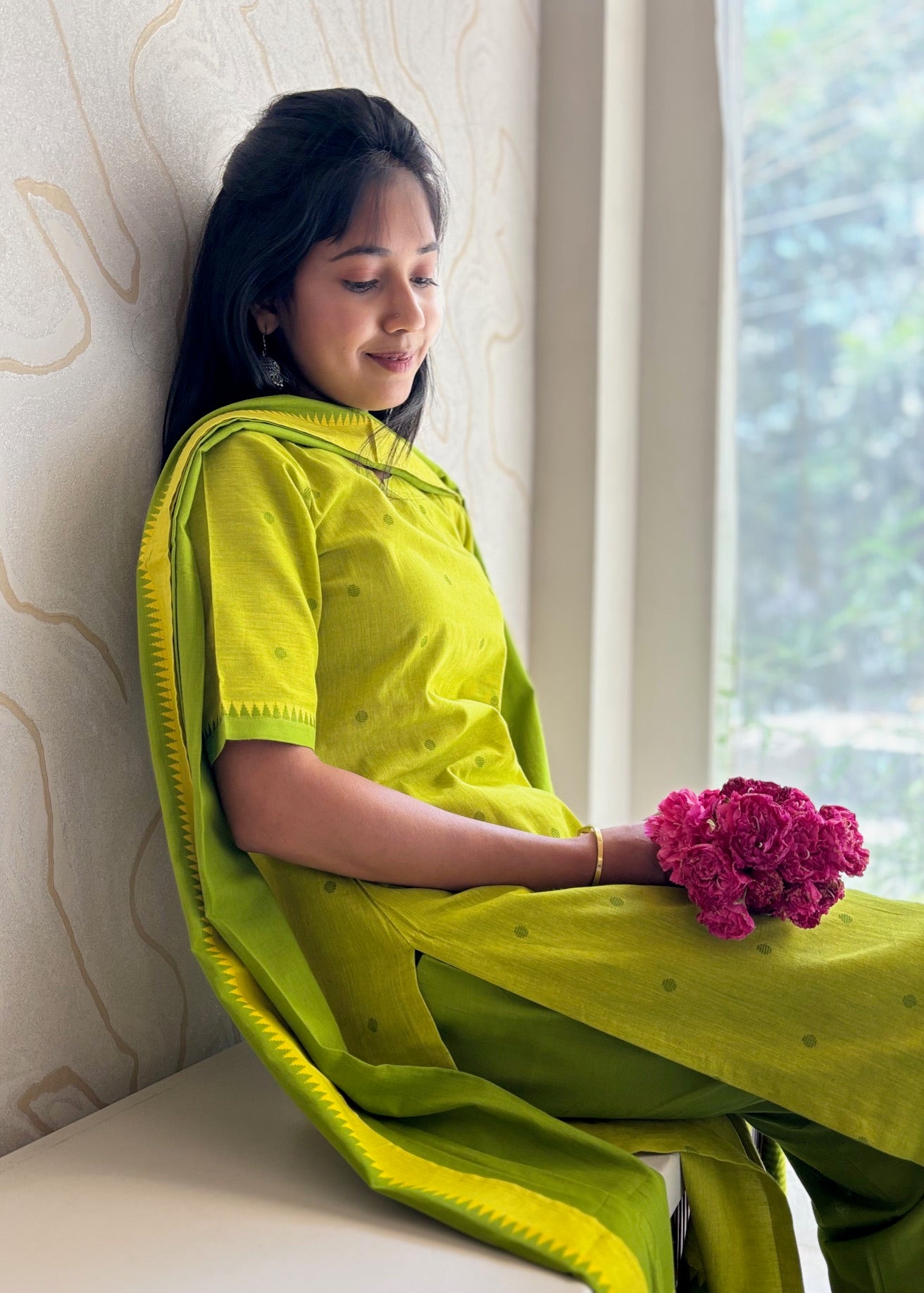 Handloom  Suit Set