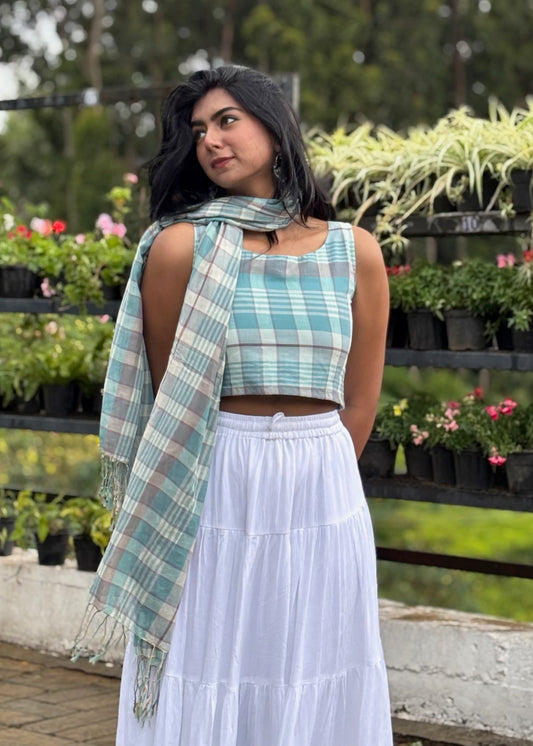 Crop Top with Stole