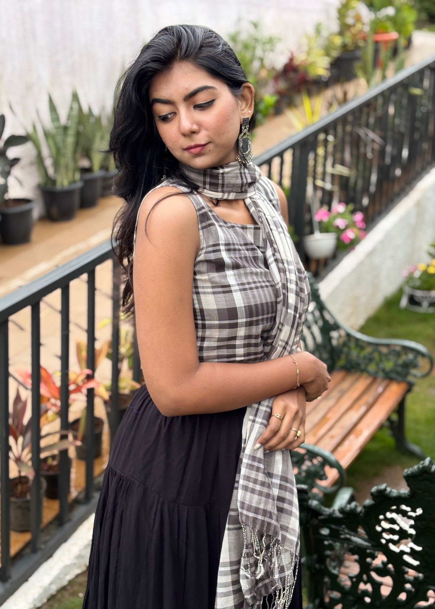 Crop Top with Stole
