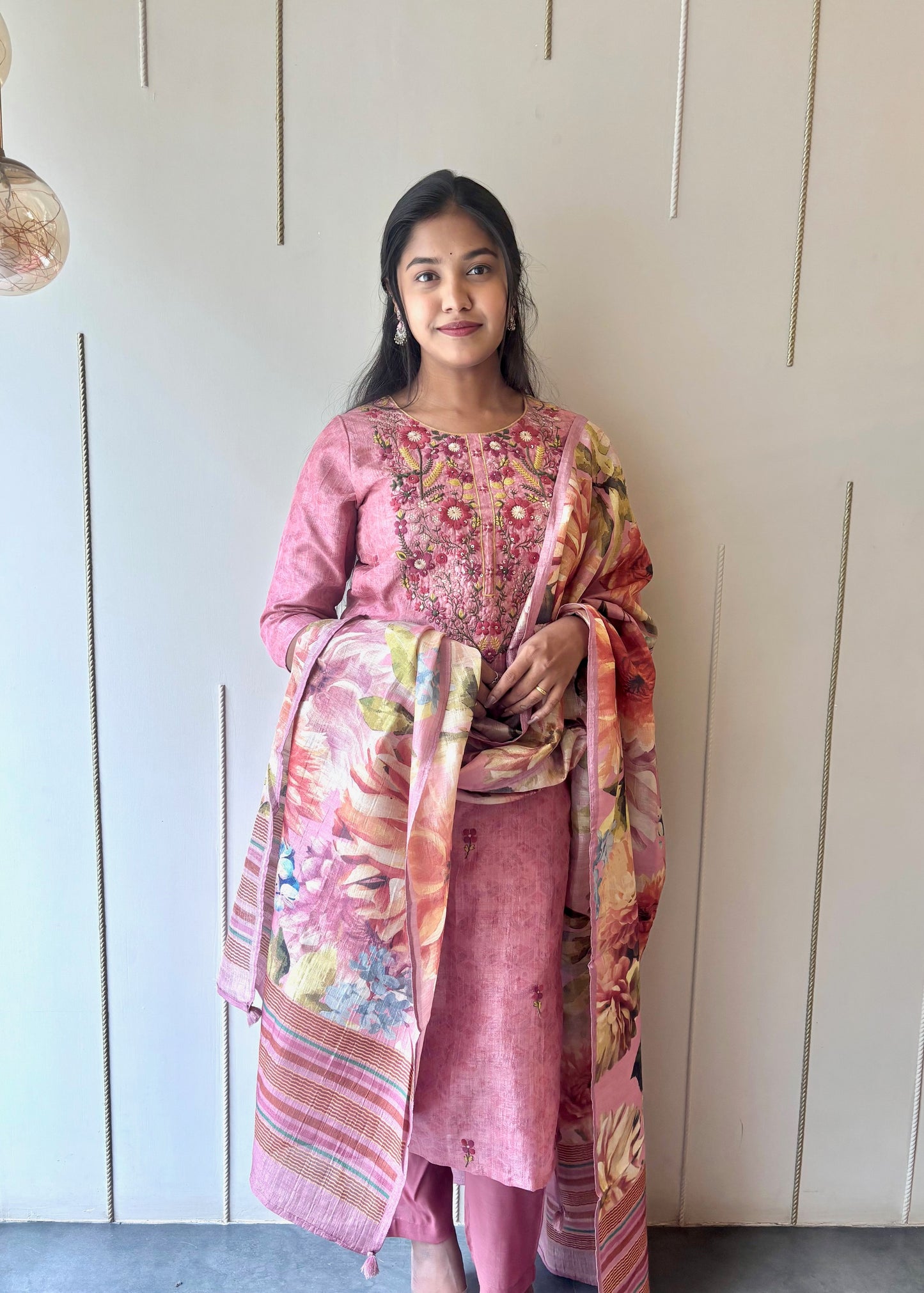 Embroidered Suit Set