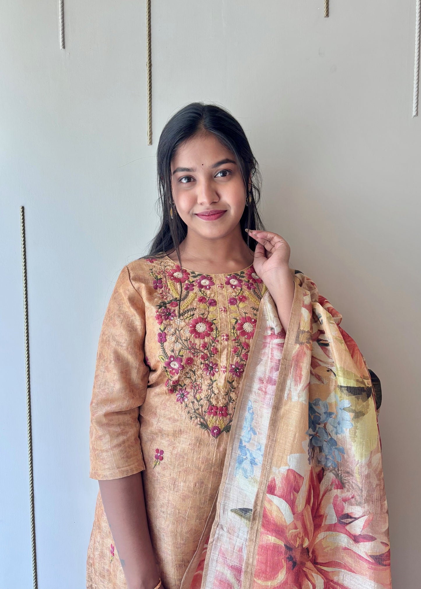 Embroidered Suit Set