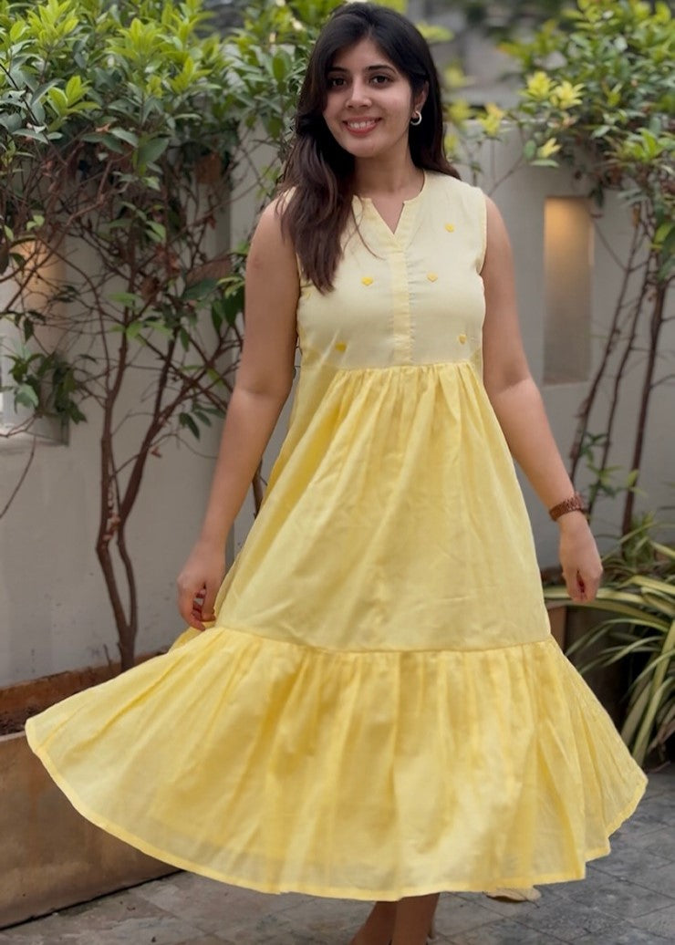Colour Block Heart Dress
