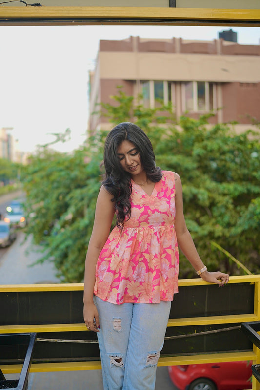 Printed Short Top