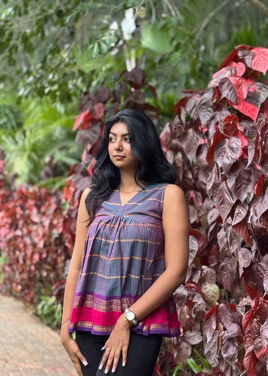 Handloom Short Top