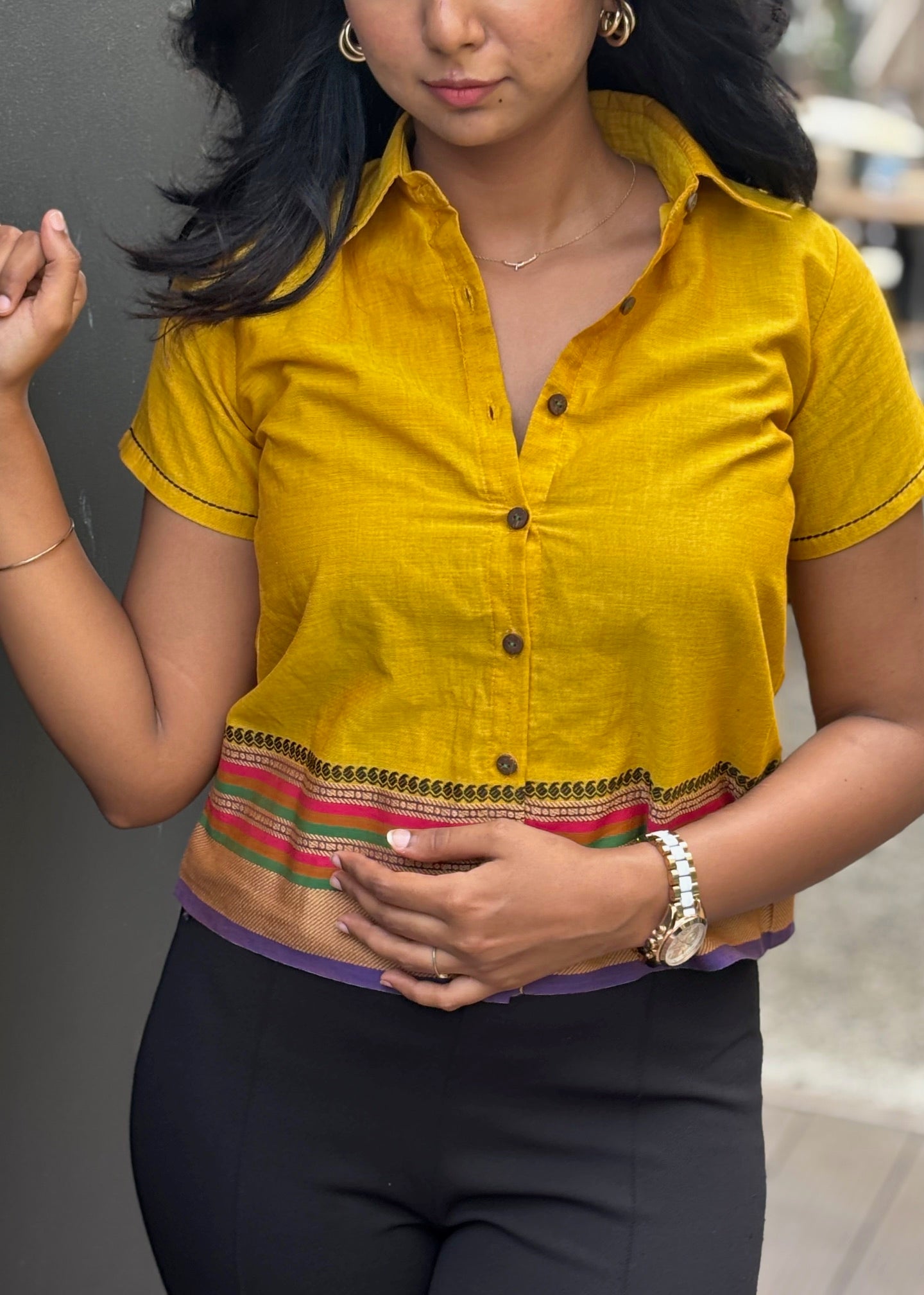Handloom Short Top