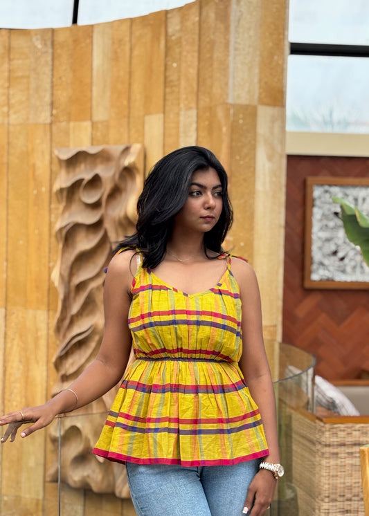 Handloom Short Top