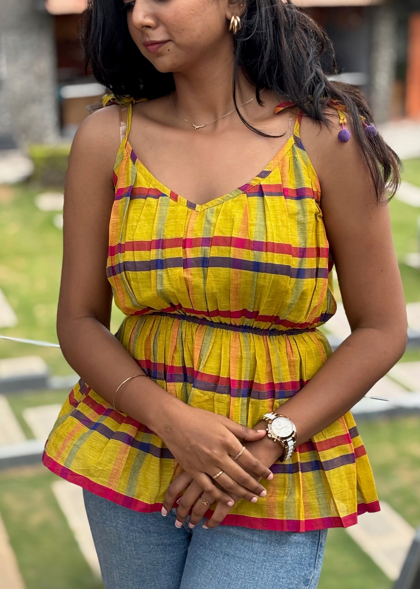 Handloom Short Top