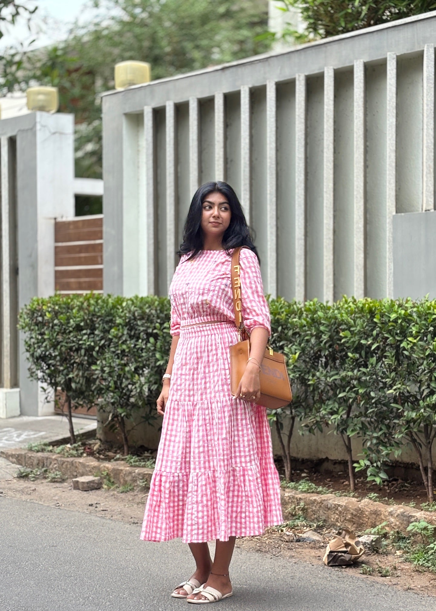 Gingham Skirt Top