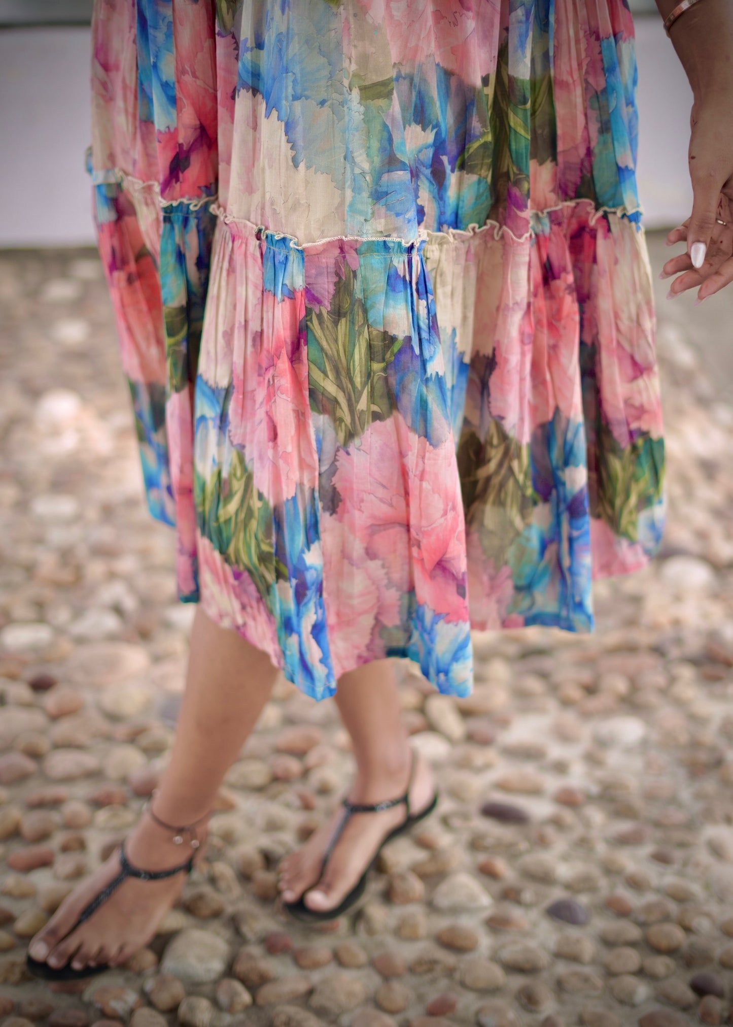 Watercolor Floral Dress
