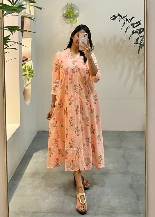 Floral Muslin Dress